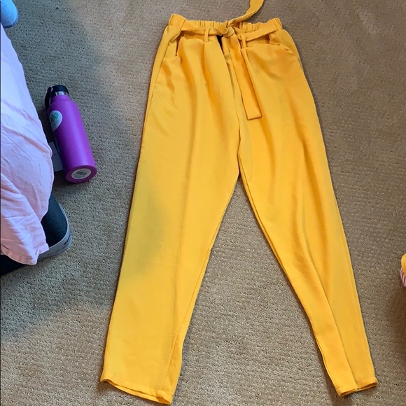Rue 21 summer yellow pants loose! - Picture 1 of 2